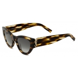 Yves Saint Laurent - SL M94 - Flamed Havana Gradient Grey - Sunglasses - Saint Laurent Eyewear
