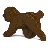 Jekca - Toy Poodle 02S-M05 - Lego - Scultura - Costruzione - 4D - Animali di Mattoncini - Toys