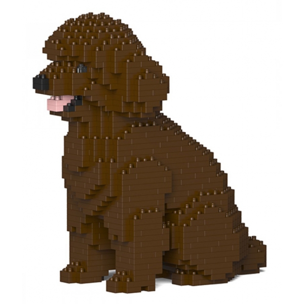 Jekca - Toy Poodle 03S-M05 - Lego - Sculpture - Construction - 4D - Brick Animals - Toys