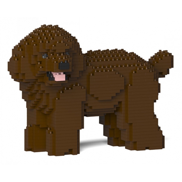 Jekca - Toy Poodle 04S-M05 - Lego - Scultura - Costruzione - 4D - Animali di Mattoncini - Toys