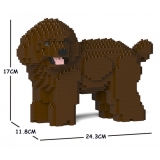 Jekca - Toy Poodle 04S-M05 - Lego - Sculpture - Construction - 4D - Brick Animals - Toys