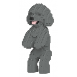 Jekca - Toy Poodle 04S-M06 - Lego - Scultura - Costruzione - 4D - Animali di Mattoncini - Toys