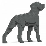 Jekca - Weimaraner 01S - Lego - Scultura - Costruzione - 4D - Animali di Mattoncini - Toys