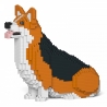 Jekca - Welsh Corgi 03S-M02 - Lego - Sculpture - Construction - 4D - Brick Animals - Toys