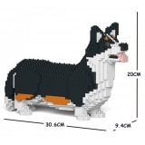 Jekca - Welsh Corgi 02S-M03 - Lego - Scultura - Costruzione - 4D - Animali di Mattoncini - Toys