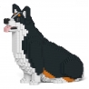 Jekca - Welsh Corgi 03S-M03 - Lego - Sculpture - Construction - 4D - Brick Animals - Toys