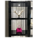 Avvenice - Imperium - Crocodile Bag - Pearly Fuchsia - Handmade in Italy - Exclusive Luxury Collection