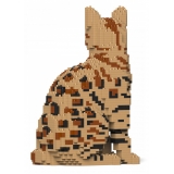 Jekca - Bengal Cat 4-in-1 Pack 01S-M01 - Lego - Scultura - Costruzione - 4D - Animali di Mattoncini - Toys