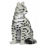 Jekca - Bengal Cat 4-in-1 Pack 01S-M02 - Lego - Scultura - Costruzione - 4D - Animali di Mattoncini - Toys