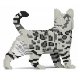 Jekca - Bengal Cat 4-in-1 Pack 01S-M02 - Lego - Sculpture - Construction - 4D - Brick Animals - Toys