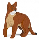 Jekca - Abyssinian Cat 01S - Lego - Sculpture - Construction - 4D - Brick Animals - Toys