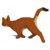 Jekca - Abyssinian Cat 03S - Lego - Sculpture - Construction - 4D - Brick Animals - Toys