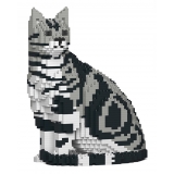 Jekca - American Shorthair Cat 01S-M01 - Lego - Scultura - Costruzione - 4D - Animali di Mattoncini - Toys