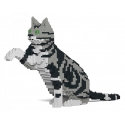 Jekca - American Shorthair Cat 03S-M01 - Lego - Sculpture - Construction - 4D - Brick Animals - Toys