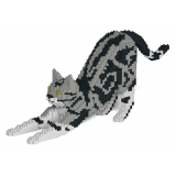 Jekca - American Shorthair Cat 04S-M01 - Lego - Scultura - Costruzione - 4D - Animali di Mattoncini - Toys