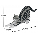 Jekca - American Shorthair Cat 04S-M01 - Lego - Scultura - Costruzione - 4D - Animali di Mattoncini - Toys