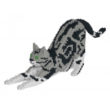 Jekca - American Shorthair Cat 04S-M01 - Lego - Sculpture - Construction - 4D - Brick Animals - Toys