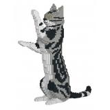 Jekca - American Shorthair Cat 05S-M01 - Lego - Scultura - Costruzione - 4D - Animali di Mattoncini - Toys