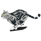 Jekca - American Shorthair Cat 06S-M01 - Lego - Sculpture - Construction - 4D - Brick Animals - Toys