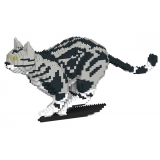 Jekca - American Shorthair Cat 06S-M01 - Lego - Scultura - Costruzione - 4D - Animali di Mattoncini - Toys