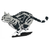 Jekca - American Shorthair Cat 06S-M01 - Lego - Sculpture - Construction - 4D - Brick Animals - Toys