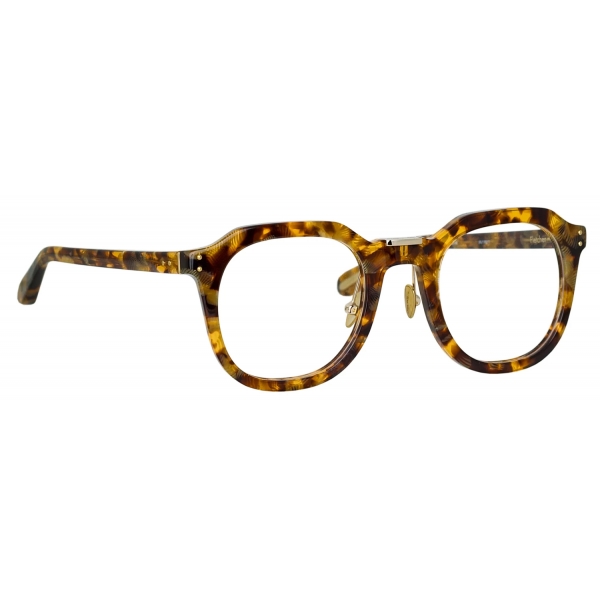 Linda Farrow - Fletcher Angular Optical Glasses in Tobacco Tortoiseshell - LFL1103C11OPT - Linda Farrow Eyewear