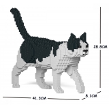 Jekca - Cat 11S-M02 - Lego - Scultura - Costruzione - 4D - Animali di Mattoncini - Toys