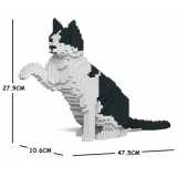 Jekca - Cat 12S-M02 - Lego - Scultura - Costruzione - 4D - Animali di Mattoncini - Toys