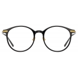 Linda Farrow - Forster A Oval Optical Glasses in Black - LF59AC1OPT - Linda Farrow Eyewear