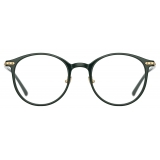 Linda Farrow - Forster A Oval Optical Glasses in Green - LF59AC3OPT - Linda Farrow Eyewear