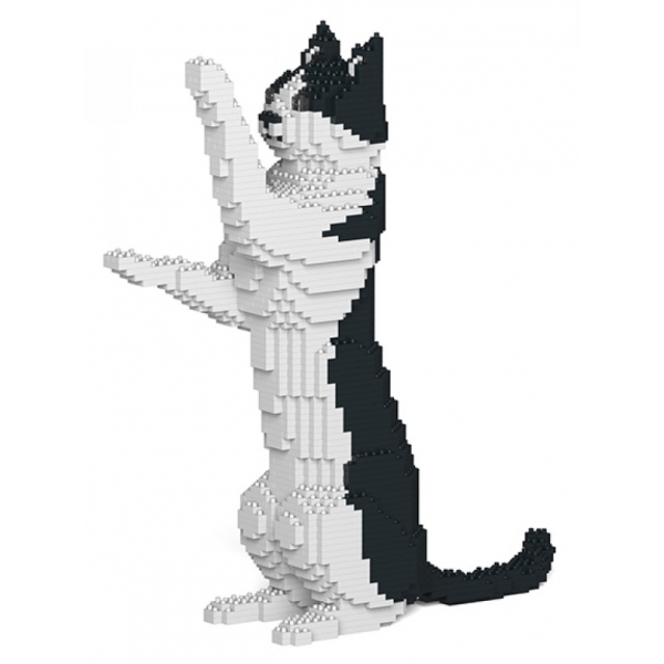 Jekca - Cat 17S-M01 - Lego - Scultura - Costruzione - 4D - Animali di Mattoncini - Toys