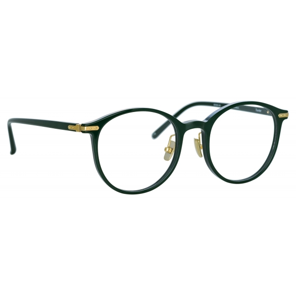 Linda Farrow - Forster A Oval Optical Glasses in Ash - LF59AC4OPT - Linda Farrow Eyewear