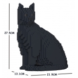 Jekca - Cat 06S-M02 - Lego - Scultura - Costruzione - 4D - Animali di Mattoncini - Toys
