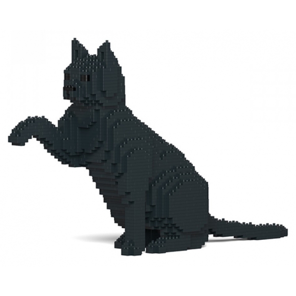 Jekca - Cat 08S-M02 - Lego - Sculpture - Construction - 4D - Brick Animals - Toys