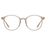 Linda Farrow - Forster Oval Optical Glasses in Ash - LF59C4OPT - Linda Farrow Eyewear