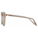 Linda Farrow - Forster Oval Optical Glasses in Ash - LF59C4OPT - Linda Farrow Eyewear