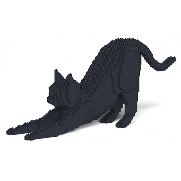 Jekca - Cat 09S-M02 - Lego - Sculpture - Construction - 4D - Brick Animals - Toys
