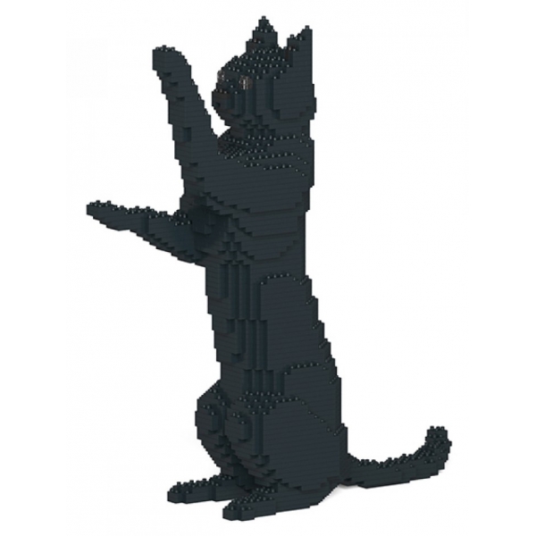 Jekca - Cat 15S-M02 - Lego - Scultura - Costruzione - 4D - Animali di Mattoncini - Toys