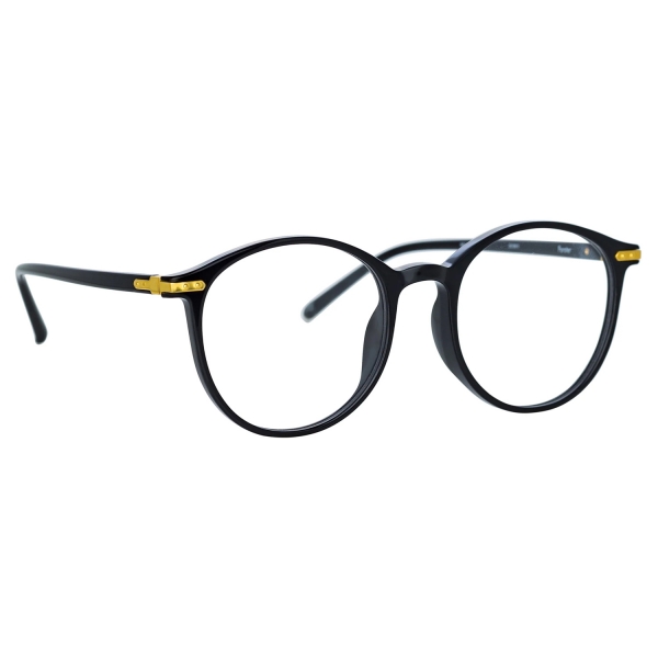 Linda Farrow - Forster Oval Optical Glasses in Black - LF59C1OPT - Linda Farrow Eyewear