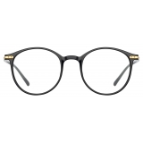 Linda Farrow - Forster Oval Optical Glasses in Black - LF59C1OPT - Linda Farrow Eyewear