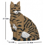 Jekca - Cat 02S-M04 - Lego - Scultura - Costruzione - 4D - Animali di Mattoncini - Toys