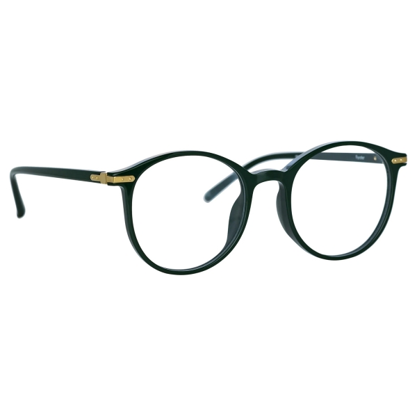 Linda Farrow - Forster Oval Optical Glasses in Green - LF59C3OPT - Linda Farrow Eyewear