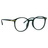 Linda Farrow - Forster Oval Optical Glasses in Green - LF59C3OPT - Linda Farrow Eyewear