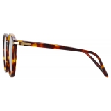 Linda Farrow - Forster Oval Optical Glasses in Tortoiseshell - LF59C2OPT - Linda Farrow Eyewear