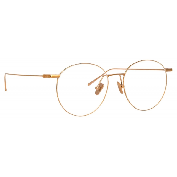 Linda Farrow - Foster Oval Optical Glasses in Rose Gold - LF34C3OPT - Linda Farrow Eyewear