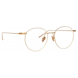 Linda Farrow - Foster Oval Optical Glasses in Rose Gold - LF34C3OPT - Linda Farrow Eyewear