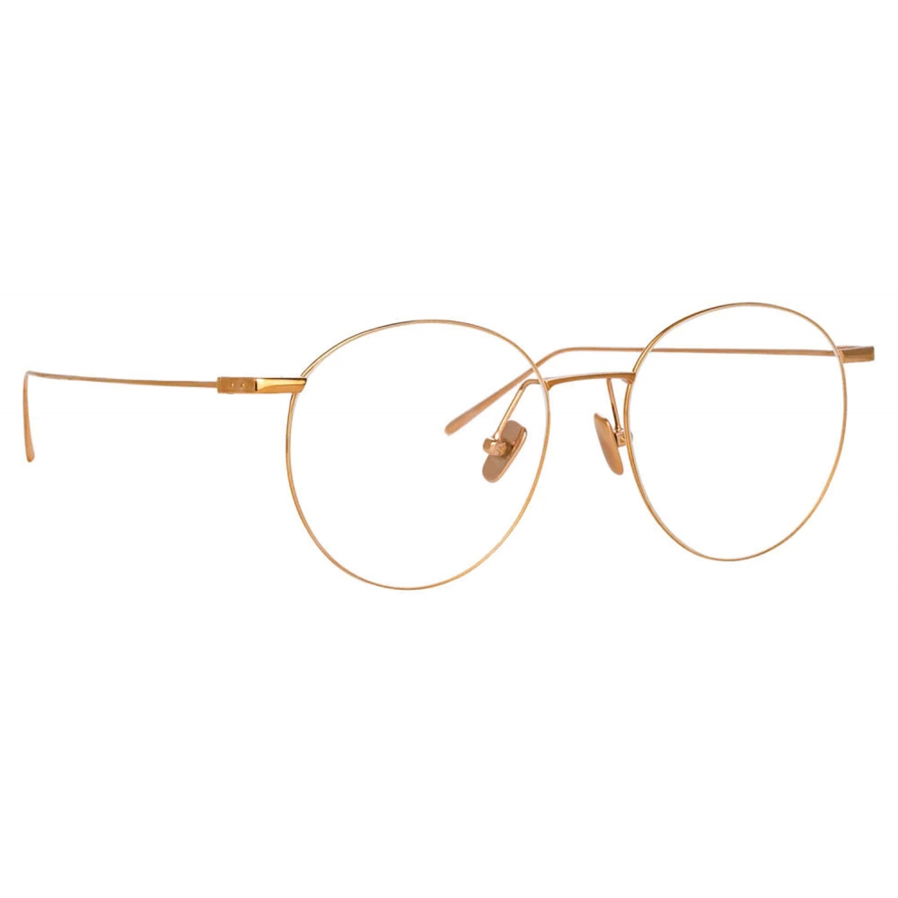 Linda Farrow - Foster Oval Optical Glasses in Rose Gold - LF34C3OPT ...