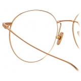 Linda Farrow - Foster Oval Optical Glasses in Rose Gold - LF34C3OPT - Linda Farrow Eyewear