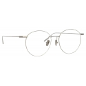 Linda Farrow - Occhiali da Vista Foster Ovale in Oro Bianco - LF34C2OPT - Linda Farrow Eyewear