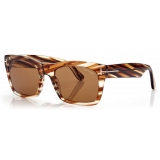 Tom Ford - Nico Sunglasses - Occhiali da Sole Squadrati - Havana - FT1062 - Occhiali da Sole - Tom Ford Eyewear